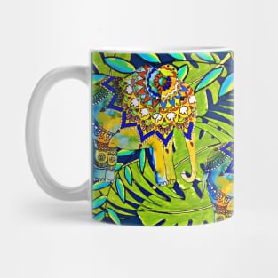 elephant in the jungle Mug